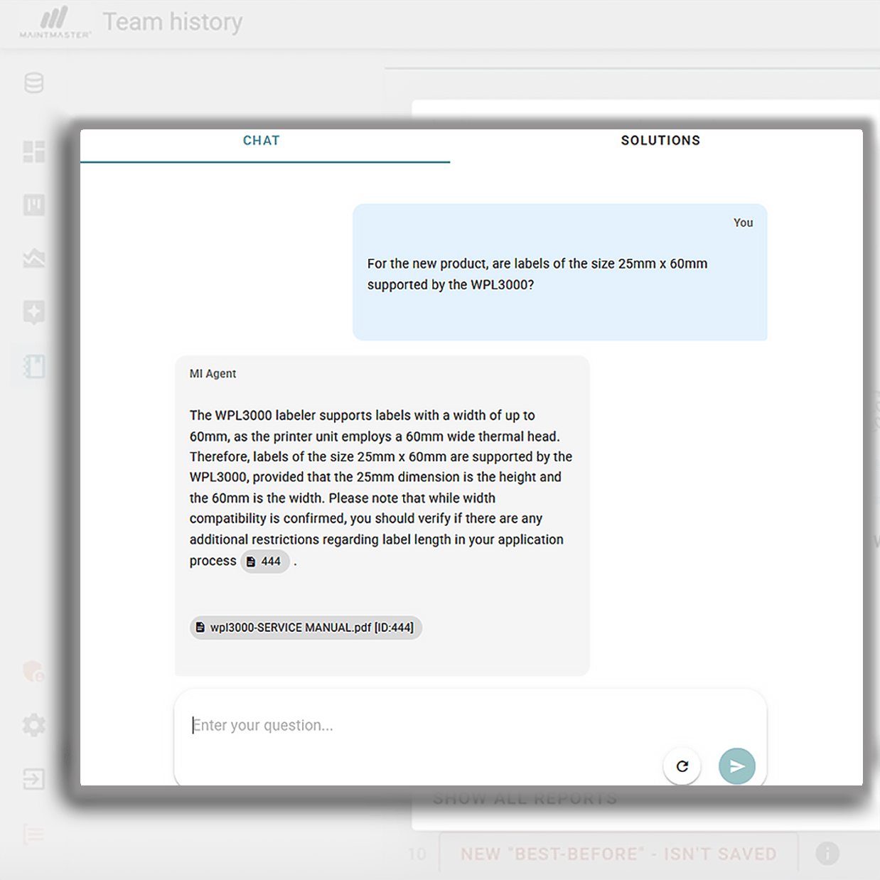 maintmaster-mi-chat-agent-solution maintmaster-mi-chat-agent-solution