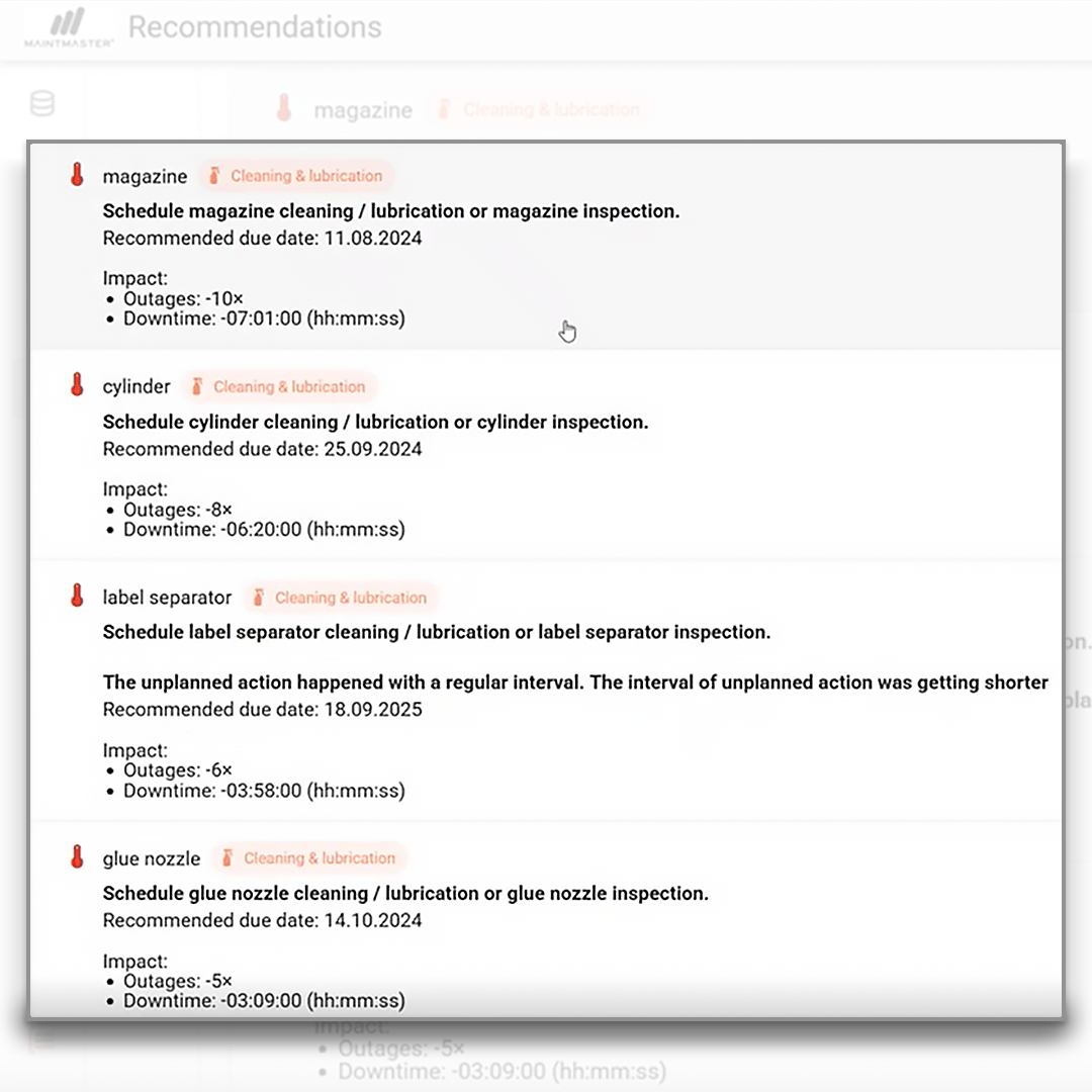 MaintMaster-MI-Rekommendationer-programvara-skärmdump-SV MaintMaster-MI-Rekommendationer-programvara-skärmdump-SV